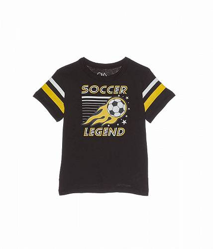送料無料 Chaser Kids 男の子用 ファッション 子供服 Tシャツ Soccer Legend Tee (Big Kids) - Vintage Black