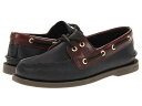 送料無料 スペリー Sperry メンズ 男性用 シューズ 靴 ボートシューズ Authentic Original - Black/Amaretto