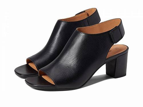 送料無料 ジョーンストンアンドマーフィー Johnston Murphy レディース 女性用 シューズ 靴 ヒール Evelyn Open Toe Bootie - Black