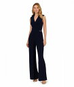 送料無料 アドリアナパペル Adrianna Papell レディース 女性用 ファッション ジャンプスーツ つなぎ セット Jersey Jumpsuit - Midnight