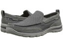 送料無料 スケッチャーズ SKECHERS メンズ 男性用 シューズ 靴 ローファー Relaxed Fit Superior - Milford - Charcoal/Gray