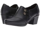 送料無料 クラークス Clarks レディース 女性用 シューズ 靴 ヒール Emslie Warren - Black Leather