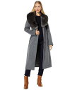  BXJ[g Vince Camuto fB[X p t@bV AE^[ WPbg R[g E[Es[R[g Wool Coat w/ Faux Fur V20741-ZU - Medium Grey