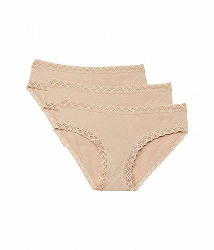 楽天グッズ×グッズ送料無料 ネイトリ Natori レディース 女性用 ファッション 下着 ショーツ Bliss Girl Brief 3-Pack Panties - Café/Café/Cafe