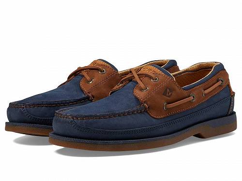 こちらの商品は スペリー Sperry メンズ 男性用 シューズ 靴 ボートシューズ Gold Mako - Navy です。 注文後のサイズ変更・キャンセルは出来ませんので、十分なご検討の上でのご注文をお願いいたします。 ※靴など、オリジナルの箱が無い場合がございます。ご確認が必要な場合にはご購入前にお問い合せください。 ※画面の表示と実物では多少色具合が異なって見える場合もございます。 ※アメリカ商品の為、稀にスクラッチなどがある場合がございます。使用に問題のない程度のものは不良品とは扱いませんのでご了承下さい。 ━ カタログ（英語）より抜粋 ━ Lend a sophisticated note to your attire by pairing it with the Sperry(R) Gold Mako Boat Shoes which feature a classic moccasin construction with 360 Lacing System with rawhide leather laces for a preferred fit. Full-grain leather upper. Leather lining and insole. Full-length cushioning for all-day comfort. Moc toe design. Non-marking rubber outsole with Wave-Siping(TM) for the ultimate traction on both wet and dry surfaces. Product measurements were taken using size 9, width M (D). サイズにより異なりますので、あくまで参考値として参照ください. 実寸（参考値）： Heel Height: 約 1.91 cm Weight: 約 400 g ■サイズの幅(オプション)について Slim &lt; Narrow &lt; Medium &lt; Wide &lt; Extra Wide S &lt; N &lt; M &lt; W A &lt; B &lt; C &lt; D &lt; E &lt; EE(2E) &lt; EEE(3E) ※足幅は左に行くほど狭く、右に行くほど広くなります ※標準はMedium、M、D(またはC)となります ※メーカー毎に表記が異なる場合もございます