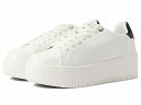 スティーブマデン 送料無料 スティーブマデン Steve Madden レディース 女性用 シューズ 靴 スニーカー 運動靴 Rockaway Sneaker - White/Black