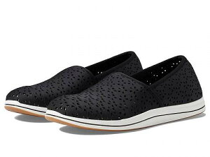 送料無料 クラークス Clarks レディース 女性用 シューズ 靴 スニーカー 運動靴 Breeze Emily - Black Synthetic