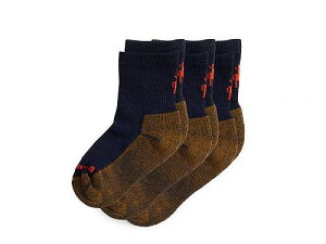 送料無料 Smartwool Kids キッズ 子供用 ファッション 子供服 ソックス 靴下 Smartwool Kids Hike Light Cushion Crew Socks 3-Pack (Toddler/Little Kid/Big Kid) - Deep Navy