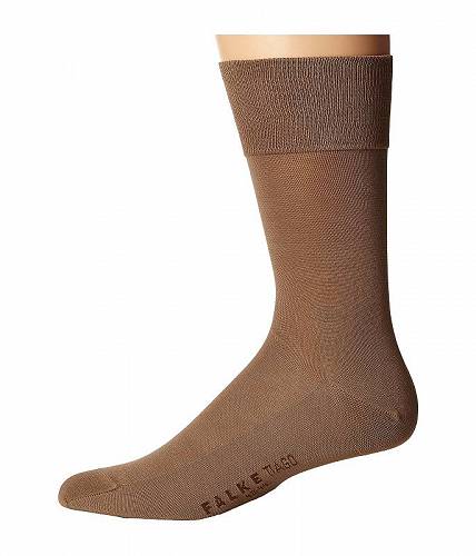 送料無料 ファルケ Falke メンズ 男性用 ファッション ソックス 靴下 スリッパ Mercerized Cotton Tiago Crew Socks - Camel