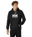 送料無料 ヘリーハンセン Helly Hansen メンズ 男性用 ファッション パーカー スウェット HH Logo Hoodie - Black