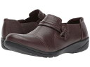 送料無料 クラークス Clarks レディース 女性用 シューズ 靴 ローファー ボートシューズ Cheyn Madi - Dark Brown Tumbled Leather
