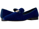 送料無料 ステーシーアダムス Stacy Adams メンズ 男性用 シューズ 靴 ローファー Valet Velour Slip-On Loafer - Dark Blue