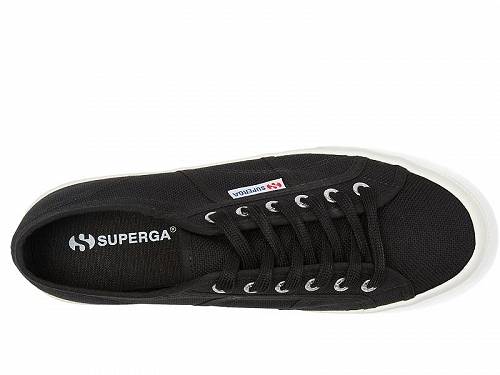 送料無料 スペルガ Superga レディース 女性用 シューズ 靴 スニーカー 運動靴 2740 Platform - Black/Full Avorio 2