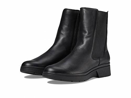 送料無料 メフィスト Mephisto レディース 女性用 シューズ 靴 ブーツ チェルシーブーツ アンクル Delphina - Black Silk Leather