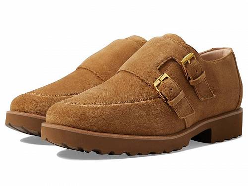 送料無料 コールハーン Cole Haan レディース 女性用 シューズ 靴 フラット Greenwich Monk Strap Oxford - Golden Toffee Suede