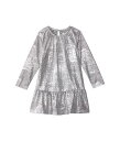  Hatley Kids ̎qp t@bV q hX Silver Shimmer Aline Dress (Toddler/Little Kids/Big Kids) - Grey