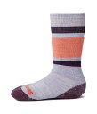 送料無料 Smartwool Kids キッズ 子供用 ファッション 子供服 ソックス 靴下 Wintersport Full Cushion Stripe Over-the-Calf Socks (Toddler/Little Kid/Big Kid) - Purple Eclipse Heather