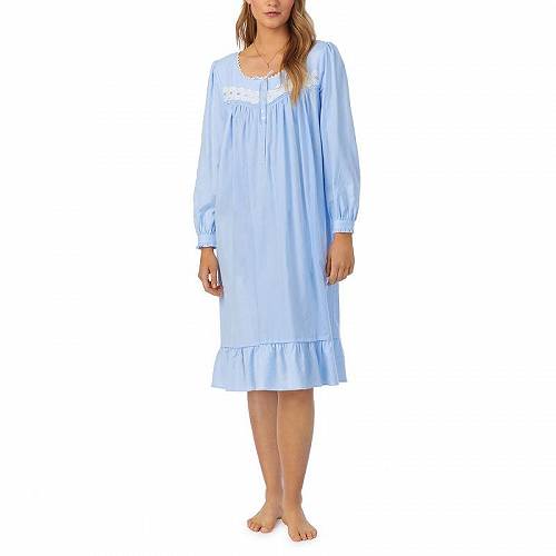 こちらの商品は アイリーンウエスト Eileen West レディース 女性用 ファッション パジャマ 寝巻き ナイトガウン Cotton Rayon Flannel Waltz Gown - Blue です。 注文後のサイズ変更・キャンセルは出来ませんので、十分なご検討の上でのご注文をお願いいたします。 ※靴など、オリジナルの箱が無い場合がございます。ご確認が必要な場合にはご購入前にお問い合せください。 ※画面の表示と実物では多少色具合が異なって見える場合もございます。 ※アメリカ商品の為、稀にスクラッチなどがある場合がございます。使用に問題のない程度のものは不良品とは扱いませんのでご了承下さい。 ━ カタログ（英語）より抜粋 ━ Cuddle up in the bed in a comfy style wearing the Eileen West(TM) Cotton Rayon Flannel Waltz Gown. Featuring the round neckline with ribbon-beaded edged lace detailing and pintucks, this beautiful piece has printed pattern. Long sleeves design with ruffled cuffs. On-seam side pockets. Buttoned front closure. 55% cotton, 45% rayon. Machine wash cold.