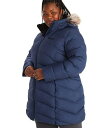  }[bg Marmot fB[X p t@bV AE^[ WPbg R[g _EEEC^[R[g Plus Size Montreaux Coat - Arctic Navy