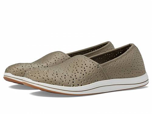 送料無料 クラークス Clarks レディース 女性用 シューズ 靴 スニーカー 運動靴 Breeze Emily - Olive Synthetic