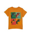 送料無料 Chaser Kids 男の子用 ファッション 子供服 Tシャツ T-Rex Short Sleeve Tee (Toddler/Little Kids) - Nugget