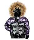  Ap}LbY Appaman Kids ̎qp t@bV q AE^[ WPbg _EEEC^[R[g Kyla Insulated Puffer Coat (Toddler/Little Kids/Big Kids) - Plum/Black