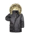 送料無料 アパマンキッズ Appaman Kids 男の子用 ファッション 子供服 アウター ジャケット ダウン・ウインターコート Denali Down Insulated Coat (Toddler/Little Kids/Big Kids) - Black Herringbone