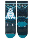 送料無料 Smartwool Kids キッズ 子供用 ファッション 子供服 ソックス 靴下 Wintersport Full Cushion Polar Bear Pattern Over-the-Calf Socks (Toddler/Little Kid/Big Kid) - Twilight Blue