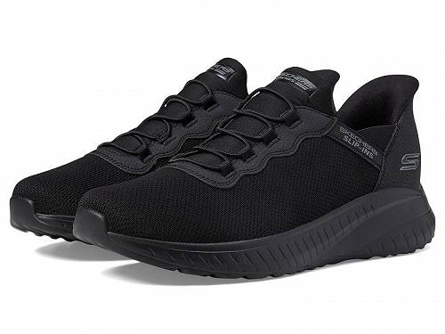 送料無料 ボブス スケッチャーズ BOBS from SKECHERS メンズ 男性用 シューズ 靴 スニーカー 運動靴 Bobs Squad Chaos - Daily Hype Hands Free Slip-Ins - Black/Black