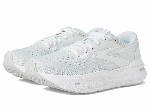 送料無料 ブルックス Brooks レディース 女性用 シューズ 靴 スニーカー 運動靴 Ghost Max - White/Oyster/Metallic Silver