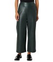 送料無料 Elliott Lauren レディース 女性用 ファッション パンツ ズボン Leather Crop Wide Leg Pants - Hunter