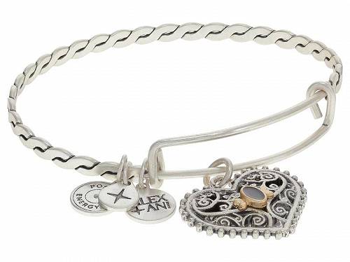  AbNXAhAj[ Alex and Ani fB[X p WG[ i CO Heart Bracelet - Two-Tone