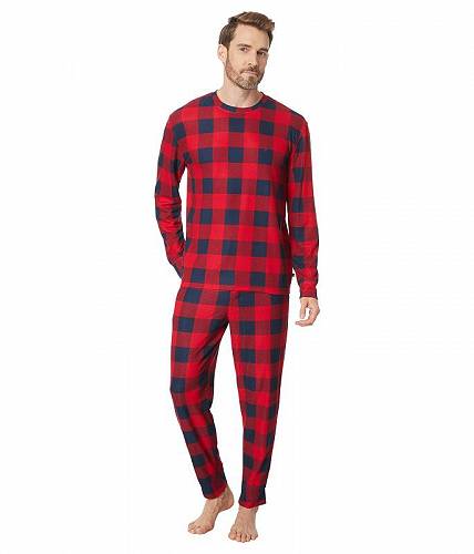 こちらの商品は ナウチカ Nautica メンズ 男性用 ファッション パジャマ 寝巻き Waffle Buffalo Plaid Pajama Pants Set - Nautica Red です。 注文後のサイズ変更・キャンセルは出来ませんので、十分なご検討の上でのご注文をお願いいたします。 ※靴など、オリジナルの箱が無い場合がございます。ご確認が必要な場合にはご購入前にお問い合せください。 ※画面の表示と実物では多少色具合が異なって見える場合もございます。 ※アメリカ商品の為、稀にスクラッチなどがある場合がございます。使用に問題のない程度のものは不良品とは扱いませんのでご了承下さい。 ━ カタログ（英語）より抜粋 ━ Drowse off to the bed wearing the super comfortable Nautica(R) Waffle Buffalo Plaid Pajama Pants Set. It includes a pullover crew neck tee and pull-on bottoms. The long sleeves with ribbed cuffs help retain essential warmth. The mid-rise bottoms feature an elasticized waist and side on-seam pockets. Regular fit. Allover plaid print. 98% polyester, 2% elastane. Machine washable.