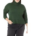 送料無料 Madewell レディース 女性用 ファッション セーター Plus Corsica Stitch Mix Turtleneck - Deep Forest