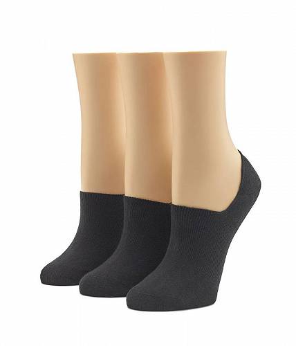  q[ HUE fB[X p t@bV \bNX C Cotton Liner Socks with Arch Clinch 3-Pack - Black