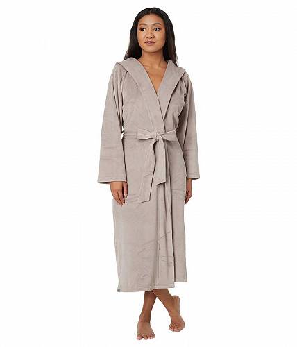 送料無料 ベアフードドリームズ Barefoot Dreams レディース 女性用 ファッション パジャマ 寝巻き バスローブ LuxeChic(R) Hooded Robe - Deep Taupe