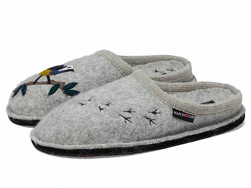 こちらの商品は ハフリンガー Haflinger シューズ 靴 スリッパ Songbird - Silver Grey です。 注文後のサイズ変更・キャンセルは出来ませんので、十分なご検討の上でのご注文をお願いいたします。 ※靴など、オリジナルの箱が無い場合がございます。ご確認が必要な場合にはご購入前にお問い合せください。 ※画面の表示と実物では多少色具合が異なって見える場合もございます。 ※アメリカ商品の為、稀にスクラッチなどがある場合がございます。使用に問題のない程度のものは不良品とは扱いませんのでご了承下さい。 ━ カタログ（英語）より抜粋 ━ Get ready to have a cozy time in the Haflinger(R) Songbird Slippers while you lounge around. These artisan-inspired indoor and outdoor slippers are perfect for you to relax and showcase an effortlessly chic style. Soft, boiled-wool upper massages the foot for all-day comfort. Artisan Songbird applique. Slip-on construction. Wool lining. Latex coated felt wool outsole is both comfortable and flexible. Grip dots on the sole help you keep your footing. Flat heel. Product measurements were taken using size EU 42 (US Men&#039;s 9, Women&#039;s 11), width Medium. サイズにより異なりますので、あくまで参考値として参照ください. 実寸（参考値）： Weight: 約 200 g ■サイズの幅(オプション)について Slim &lt; Narrow &lt; Medium &lt; Wide &lt; Extra Wide S &lt; N &lt; M &lt; W A &lt; B &lt; C &lt; D &lt; E &lt; EE(2E) &lt; EEE(3E) ※足幅は左に行くほど狭く、右に行くほど広くなります ※標準はMedium、M、D(またはC)となります ※メーカー毎に表記が異なる場合もございます