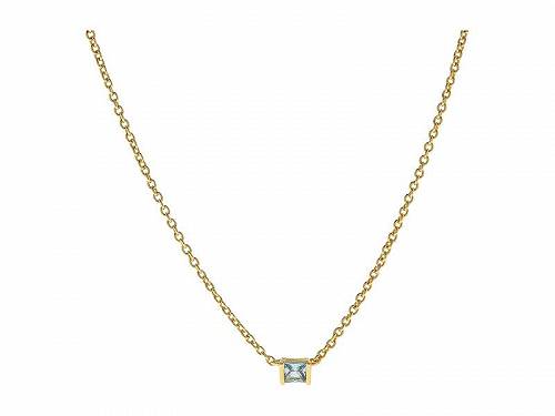  Madewell fB[X p WG[ i lbNX Delicate Collection Birthstone Necklace - Blue Topaz