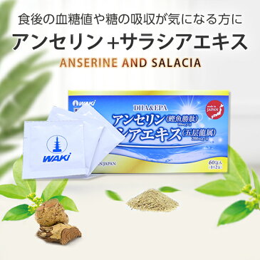 サラシア アンセリン DHA&EPA配合 サプリ 糖質制限 吸収を抑える 糖質カット 痩せ菌サポート 油 血糖値 低糖質 糖質オフ サラシアエキス 日本国内製薬会社 【2個セット】送料無料