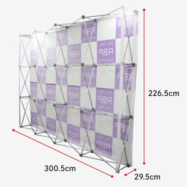 イベント用バックパネル らくらくバックパネル3x4本体