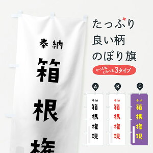 【ネコポス送料360】 のぼり旗 箱根権現のぼり 07E4 奉納 かわいい 天津神 国津神 かわいい天津神 別色 垂迹神 グッズプロ