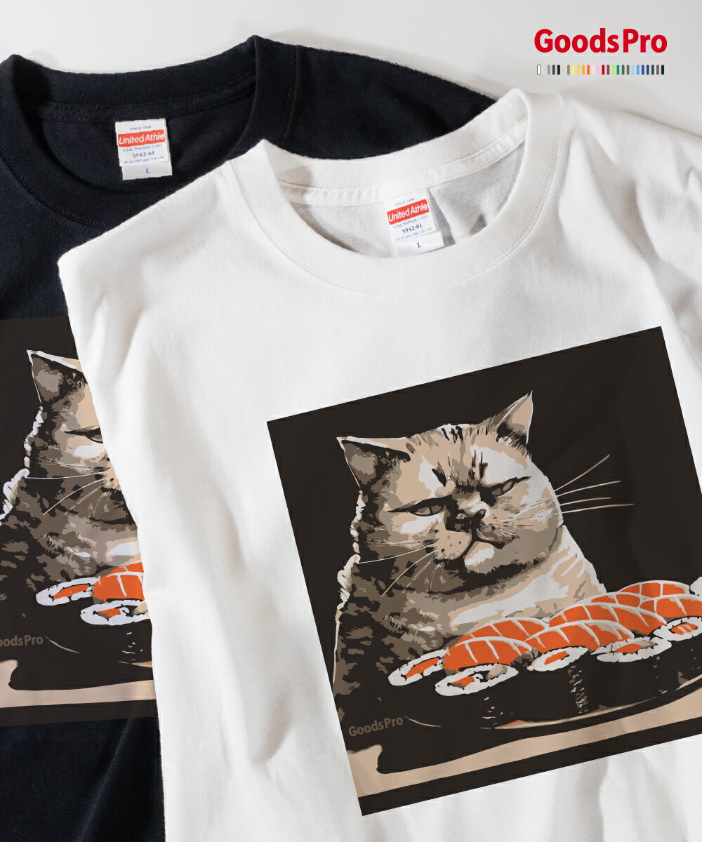 Tシャツ 寿司VS猫 グッズプロのサムネイル