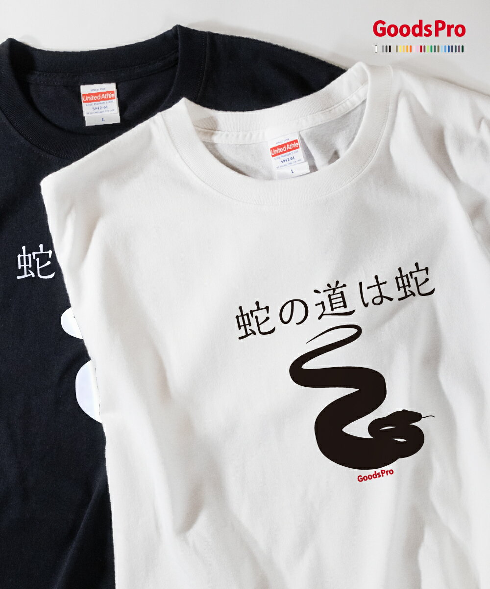 Tシャツ 蛇の道は蛇 ことわざ 発汗性の良い快適素材 ドライTシャツ グッズプロ