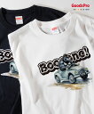 Tシャツ ゴリラドライブ 車 水彩画