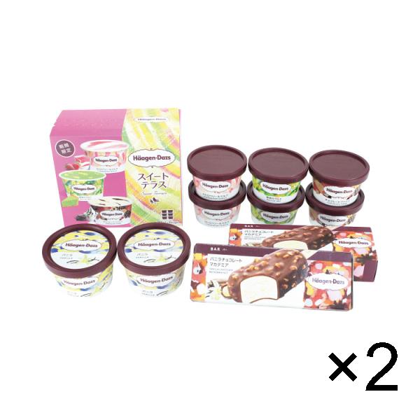 【メーカー直送】ハーゲンダッツ　スーパープレミアムアイスセット 2個セット