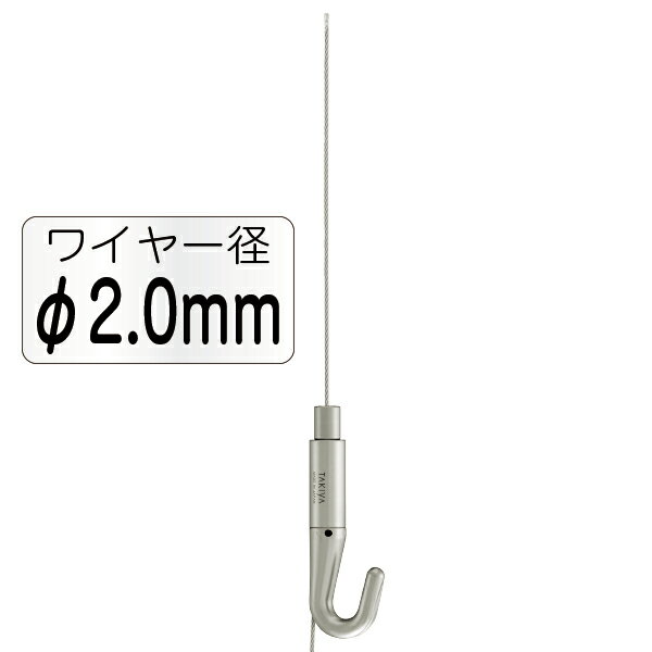 ピクチャーレール システム Nハンガーセット B Φ2.0mm 1m 242J-43193-1