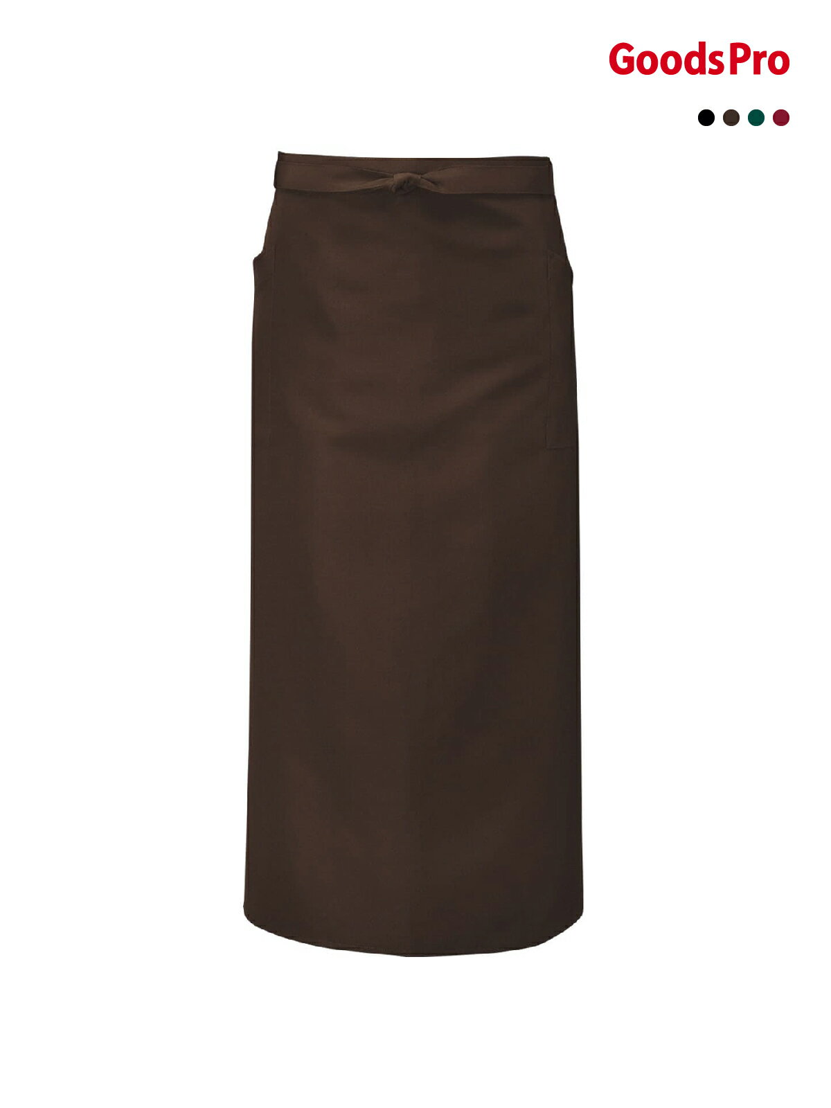 ソムリエエプロン 男女兼用 CT2564 ワイン、グリーン、ブラウン、ブラック グッズプロ