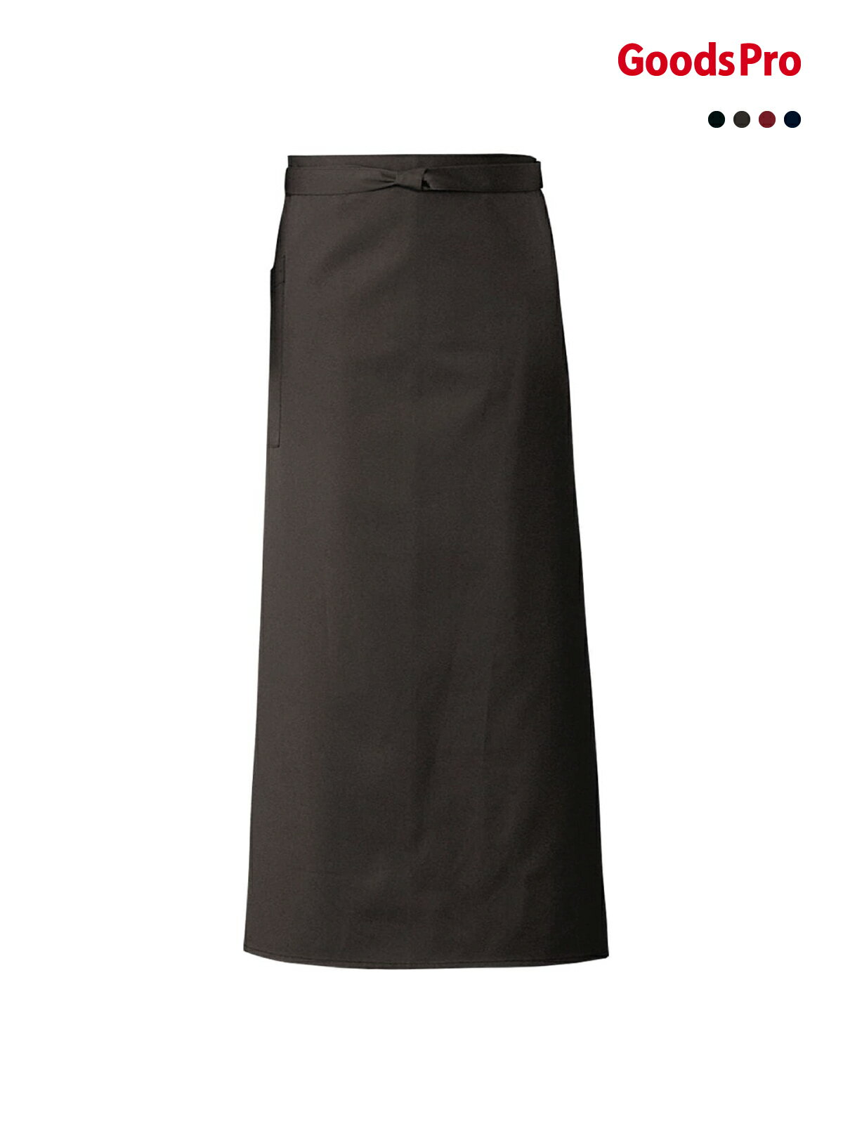 ソムリエエプロン 男女兼用 CT2569 ネイビー、エンジ、ブラウン、ブラック グッズプロ