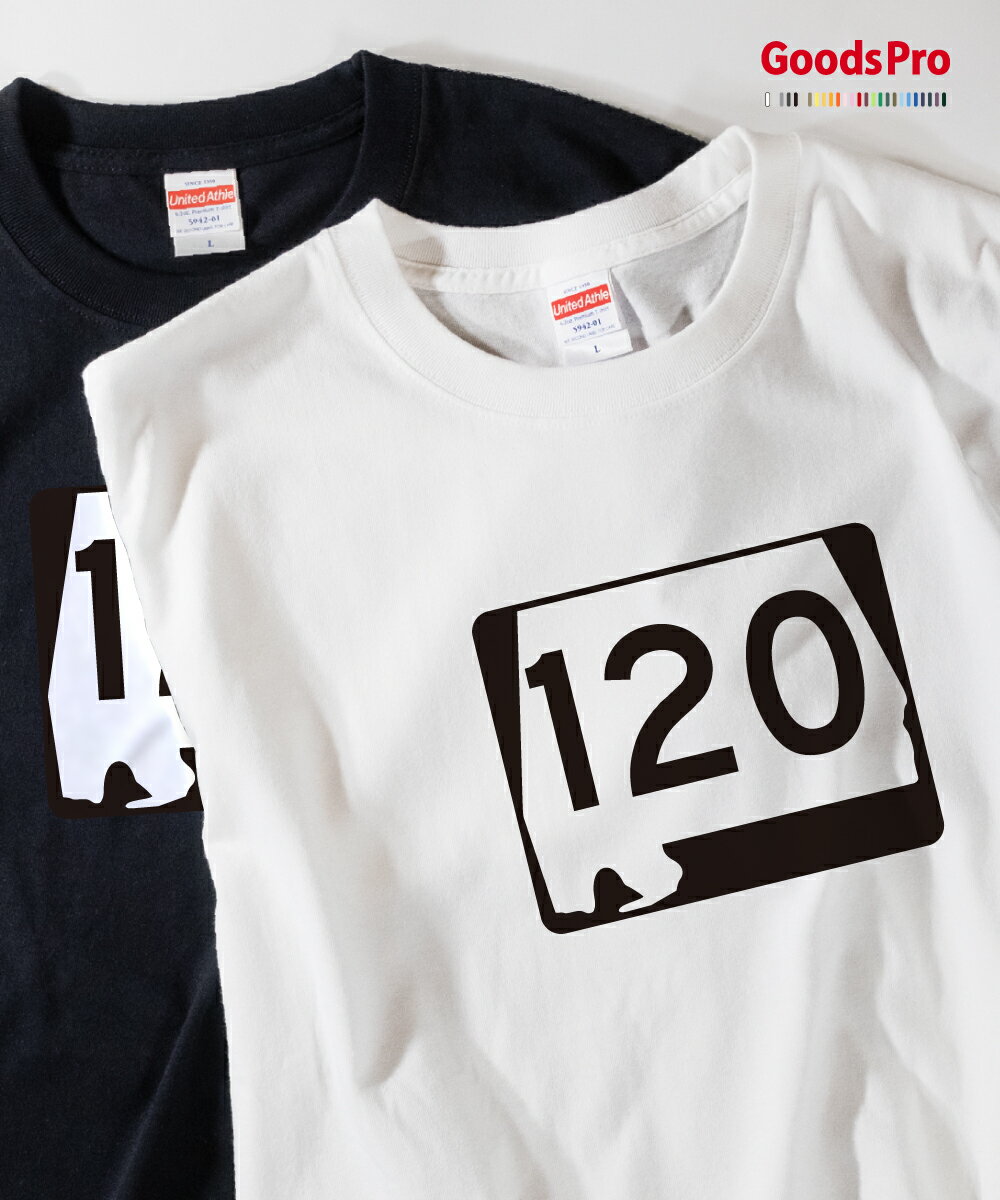 Tシャツ STATE ROUTE SHIELD アメリカ 標識