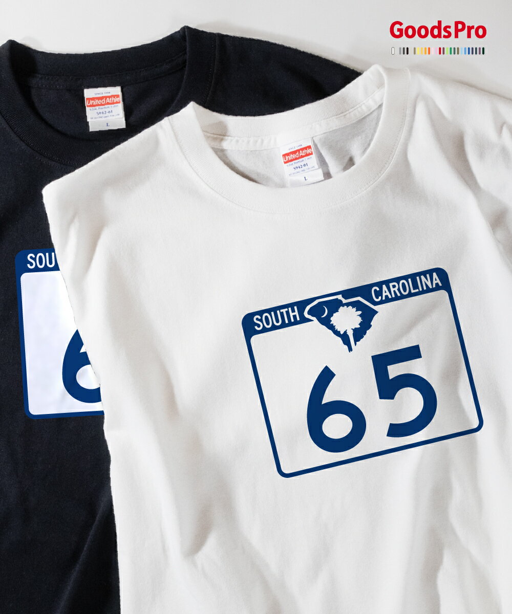 Tシャツ STATE ROUTE SHIELD アメリカ 標識